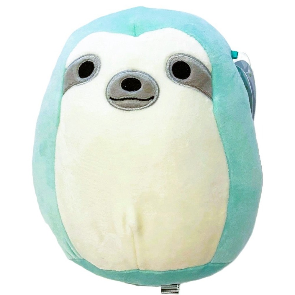 New Kellytoy Original Squishmallow Aqua Green Sloth 9" Plush Stuffed Toy